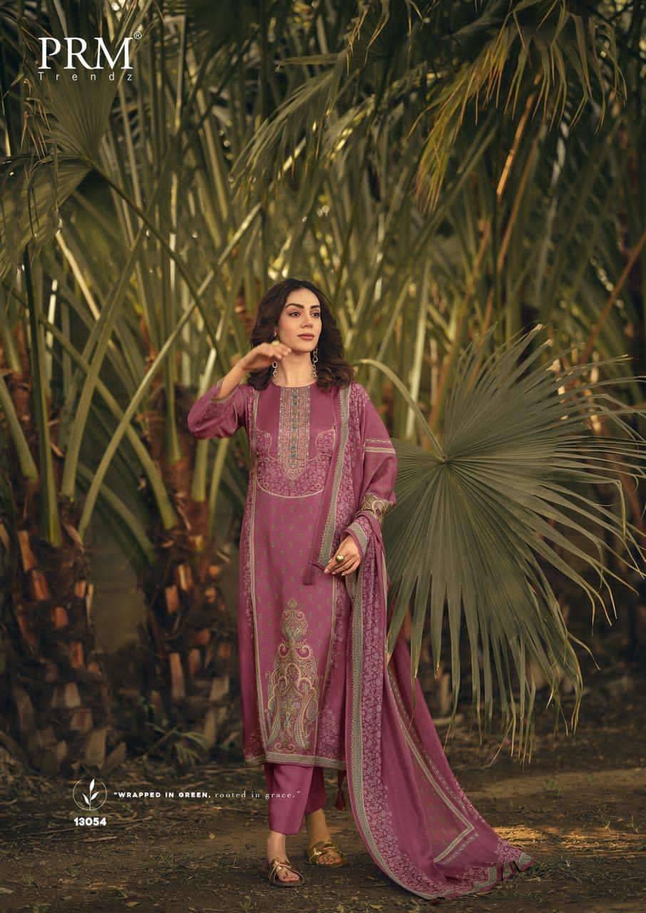 JULIETTE By PRM TRENDZ 13051 To 13056 Series Stylish Beautiful Colourful PURE BEMBERG SILK Dresses At Wholesale Price